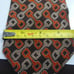 Christian Dior Horse Bit Tackle Bridle Neck Tie Brown Orange Beige Pattern