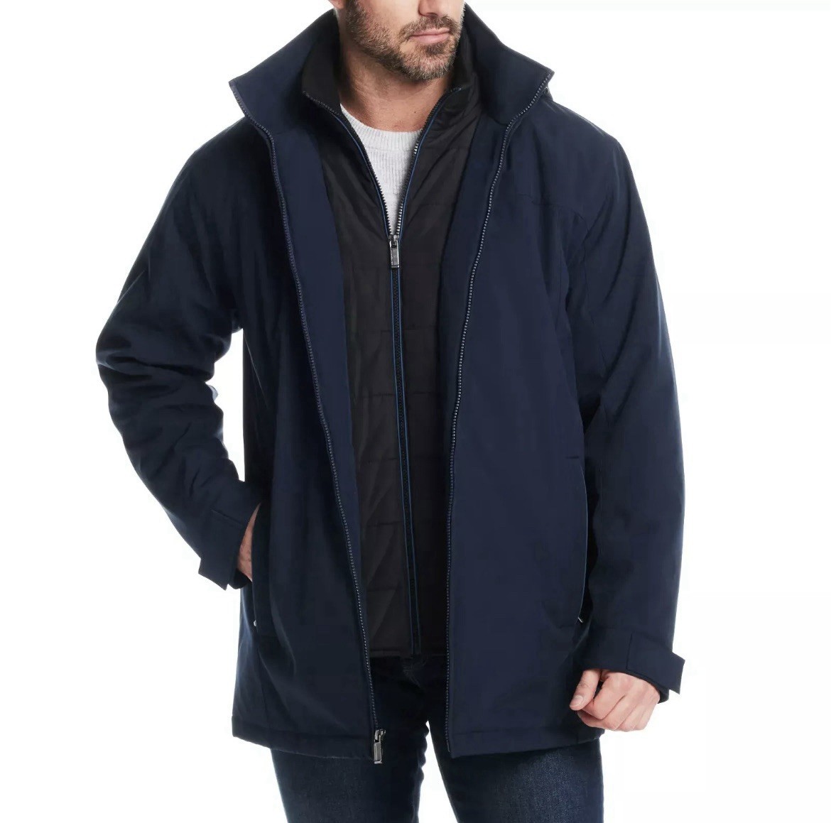 Weatherproof Ultratech Jacket, Coat, Wind Water Resist, Blue, Men's Small, NEW