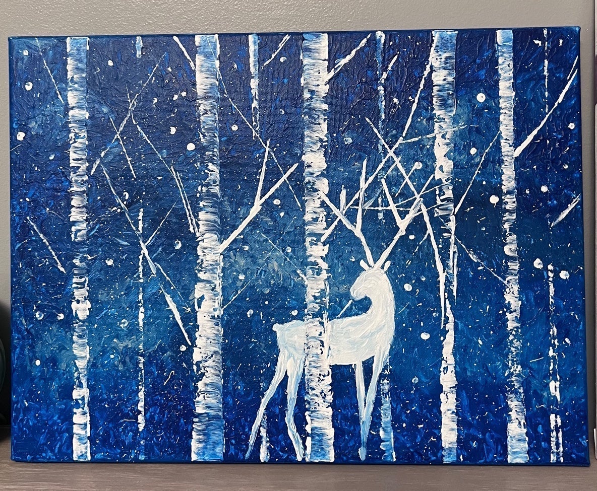 12x16 Acrylic Canvas Painting