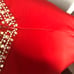 red formal dress