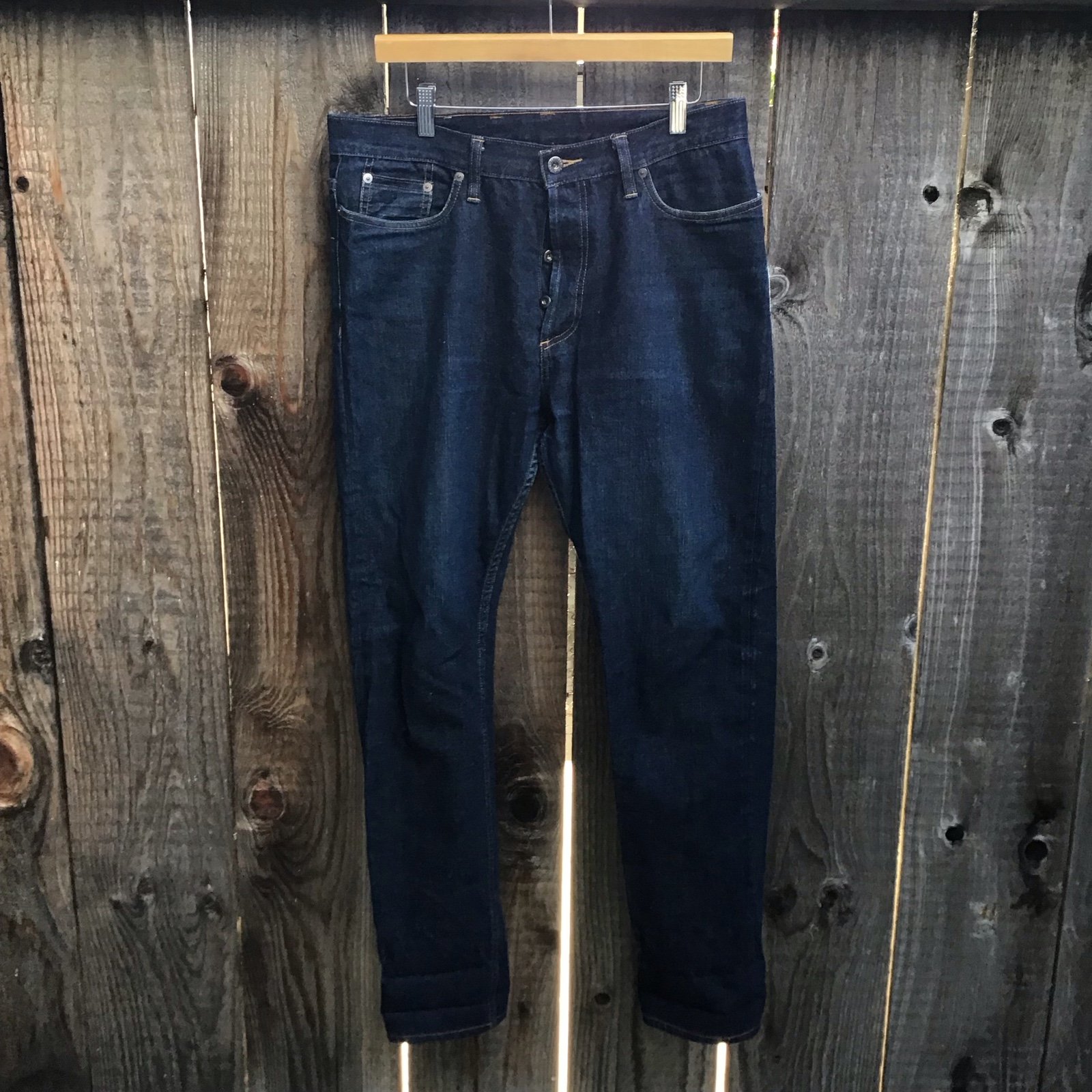 3sixteen gold rush nt-bow raw japanese selvedge denim red line Jeans mens 33