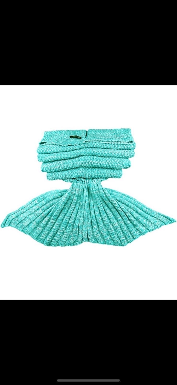 Mermaid tail blanket