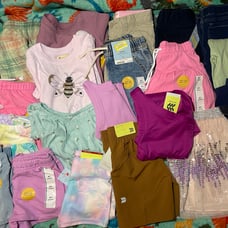 Lot 24 Pcs Girls Summer Clothes Shorts Skirts Size 4/5 4t5t 170