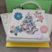 Harry Potter Deathly Hallows Pastel Floral Handbag