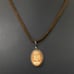 Vintage Star 599 NNA 925 Sterling Silver Three Graces Cameo Pendant Necklace 5g.