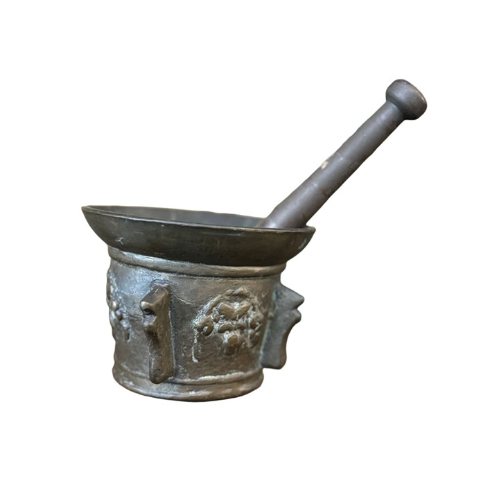 Antique 17th Century Bronze Mortar and Pestle