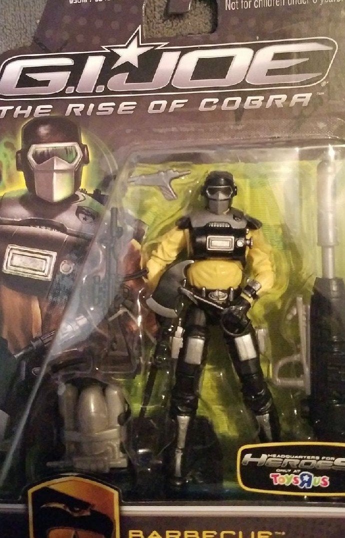 GI Joe BARBECUE FIREFIGHTER TOYS R US EX