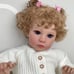 24 Inch 60cm Reborn Toddler Girl Soft Silicone Vinyl Cloth Body Rooted Hair-pp