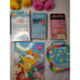 Care Bears Plush Lot of 4 Big 5 Small and 3 VHS Movies 1 Original Movie & 2 Bear