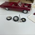 AMT 1961 Pontiac Bonneville Convertible Plastic Model Kit 1:25 Built W Box