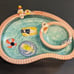 Vtg Bathing Beauties Chip & Dip Set by Cardinal
