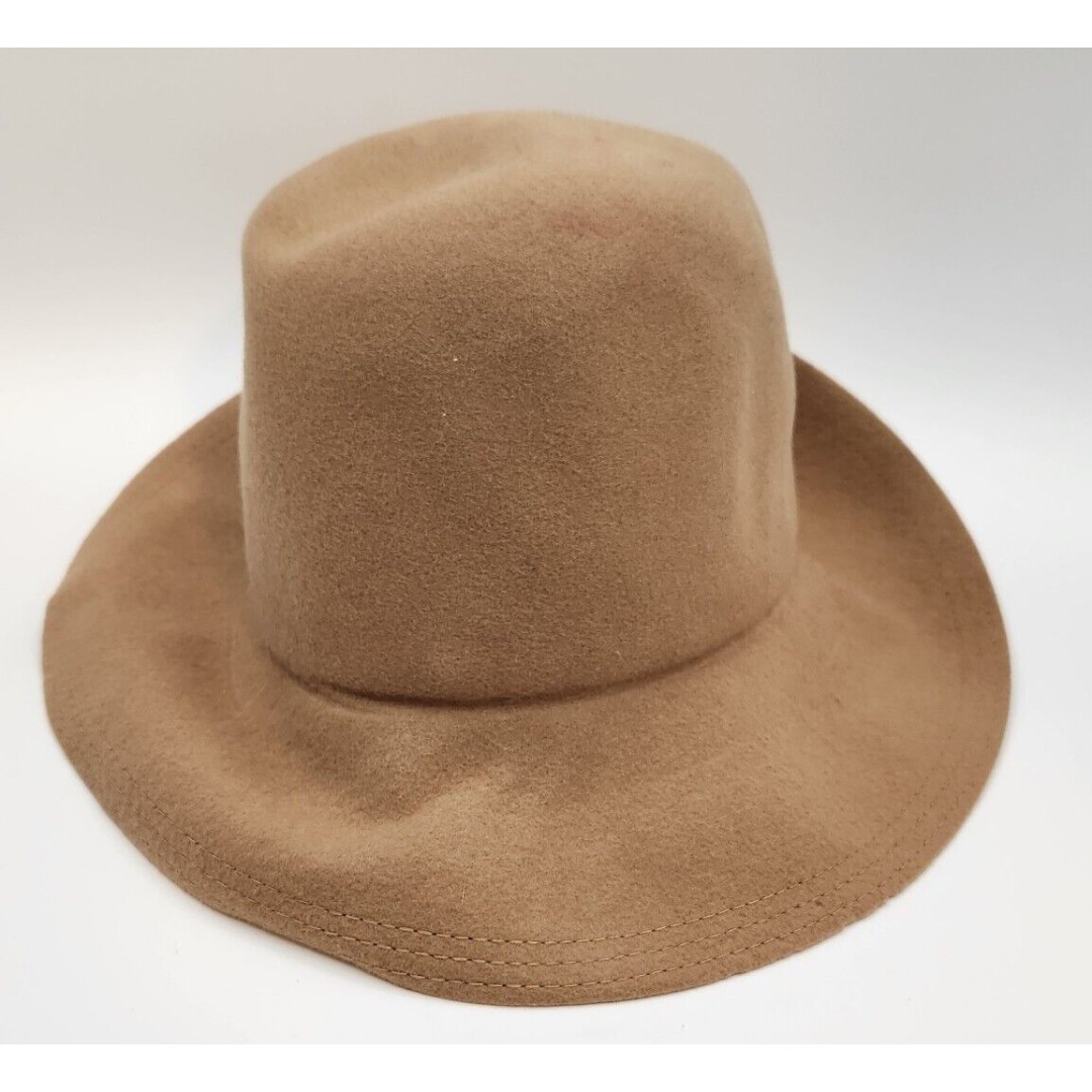 Womens Doeskin Felt Hat 100% Wool George W Bollman Co Beige