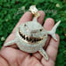 6ix9ine Iced Shark Pendant & 18 Iced Cuban Choker Chain Bling Necklace