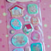 Sanrio vintage rare Chibimaru cute doll crafts arts change face stickers vtg new