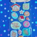 Sanrio vintage rare Chibimaru cute doll crafts arts change face stickers vtg new