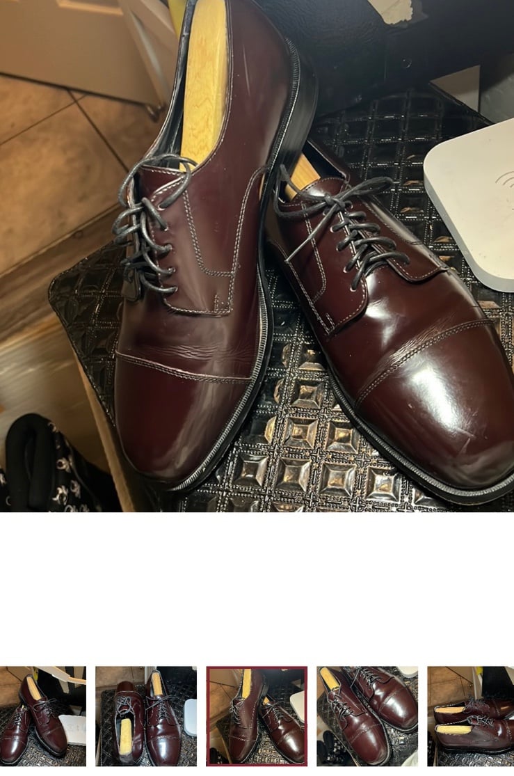 Dress Shoes Nunn Bush Dark Brown Dixon Cap Toe Oxford Shoes Size 10m Shoes