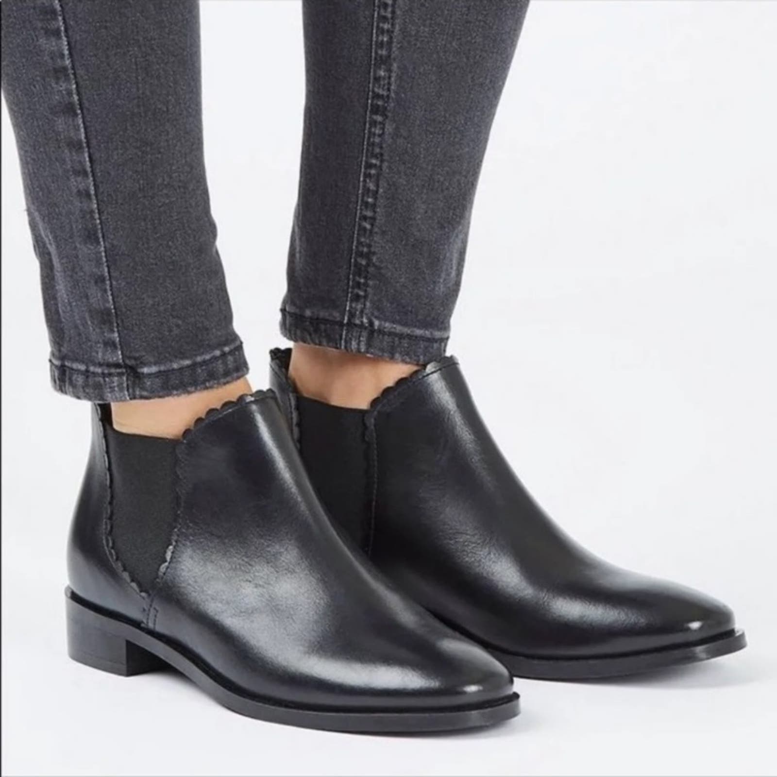 TopShop Chelsea Boots Mercari