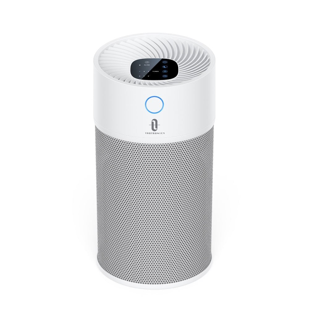 True HEPA Air Purifier AP008, Air Cleaner with 3-in-1 Filtration, for Rooms up t