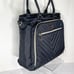 Kenneth Cole Reaction Business Tote Chelsea Chevron Bag black nylon 15 laptop