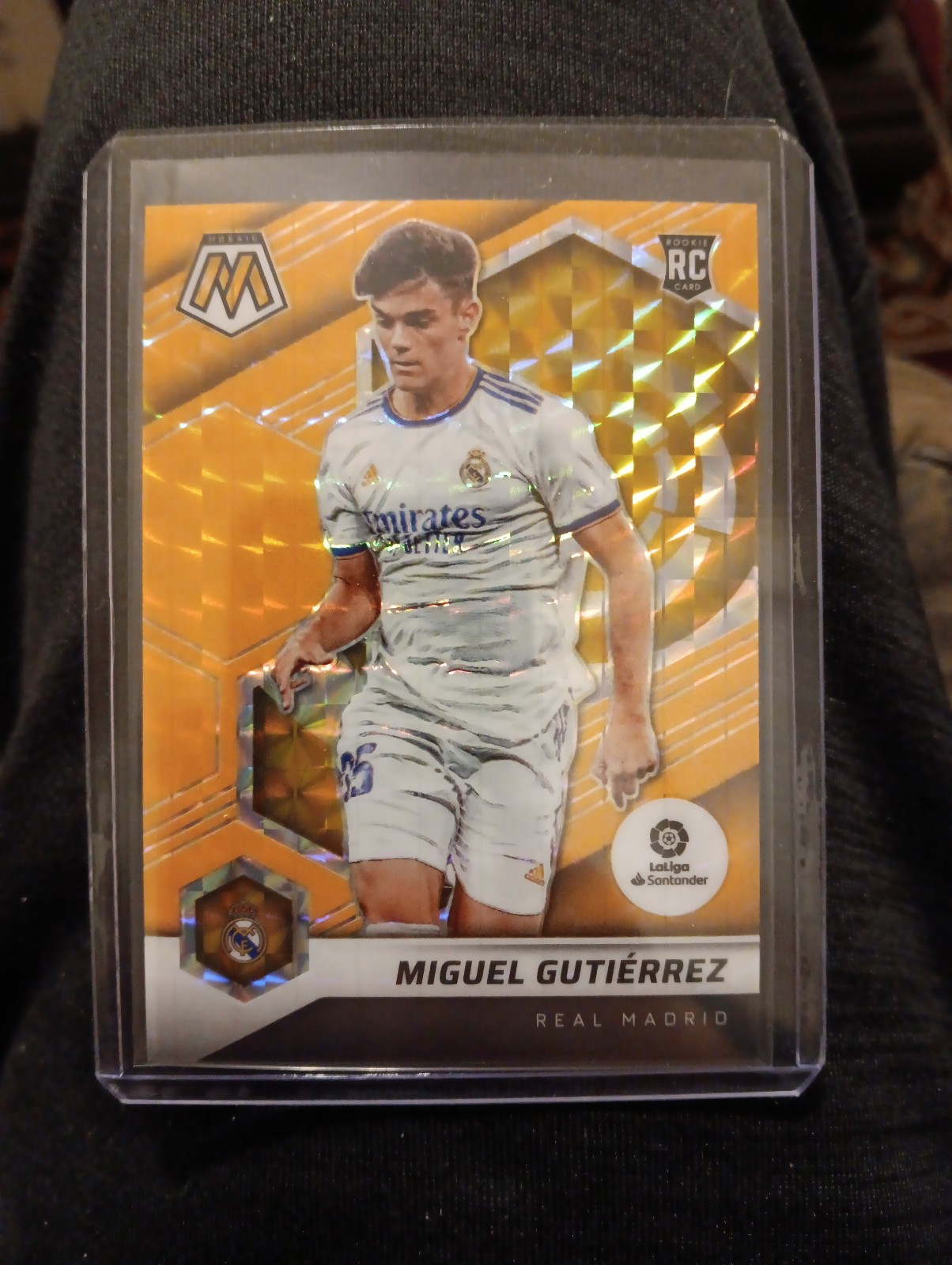 2021-22 Real Madrid Miguel Gutierrez RC SSSP orange fluorescent /25