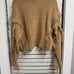 3.1 Phillip Lim Women's Fringed Alpaca Wool Sweater in Brown tan Size XS