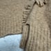 3.1 Phillip Lim Women's Fringed Alpaca Wool Sweater in Brown tan Size XS