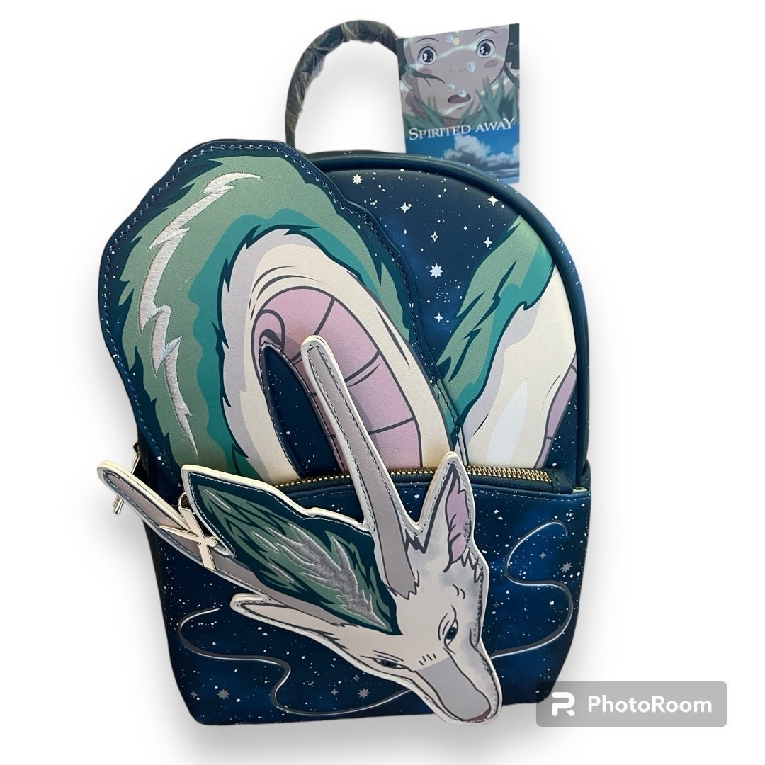 Rare! Studio Ghibli Spirited Away Haku Dragon Stars Mini Backpack