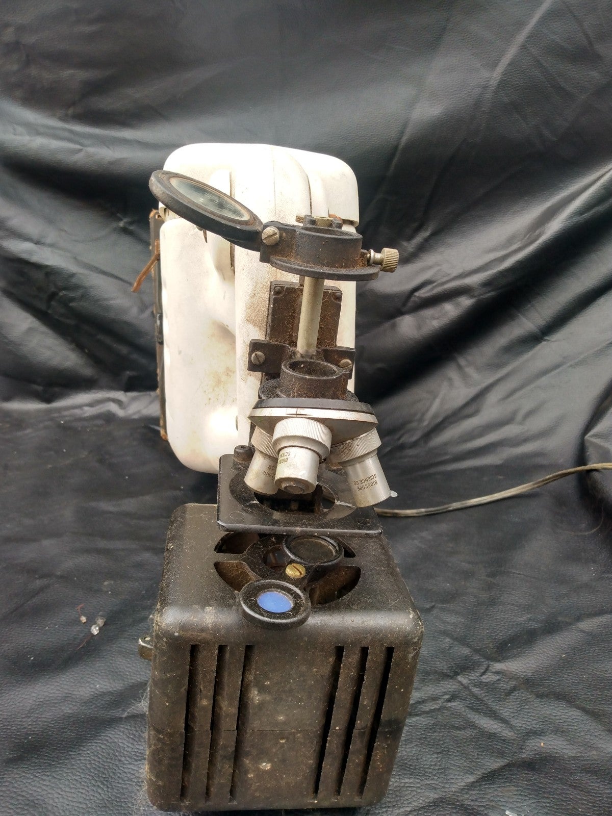 1950s Bioscope Microscope Electric Model No. 60