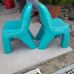 Fisher-price Vintage Chunky Chairs Pair 1990s