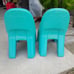 Fisher-price Vintage Chunky Chairs Pair 1990s