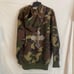 Kenpo Camouflage Hoodie Jacket Pockets Silver Tone Metal Beaded Cross Size Large