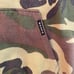 Kenpo Camouflage Hoodie Jacket Pockets Silver Tone Metal Beaded Cross Size Large