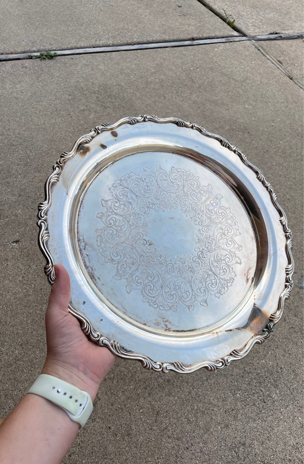 Silver platter