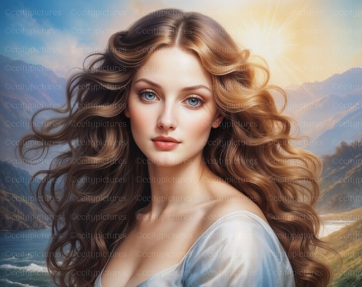 Fine Art Giclee Print, Portrait of a Woman #24-0814