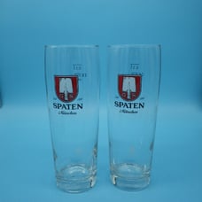 Spaten Munchen - 2 Beer Glasses