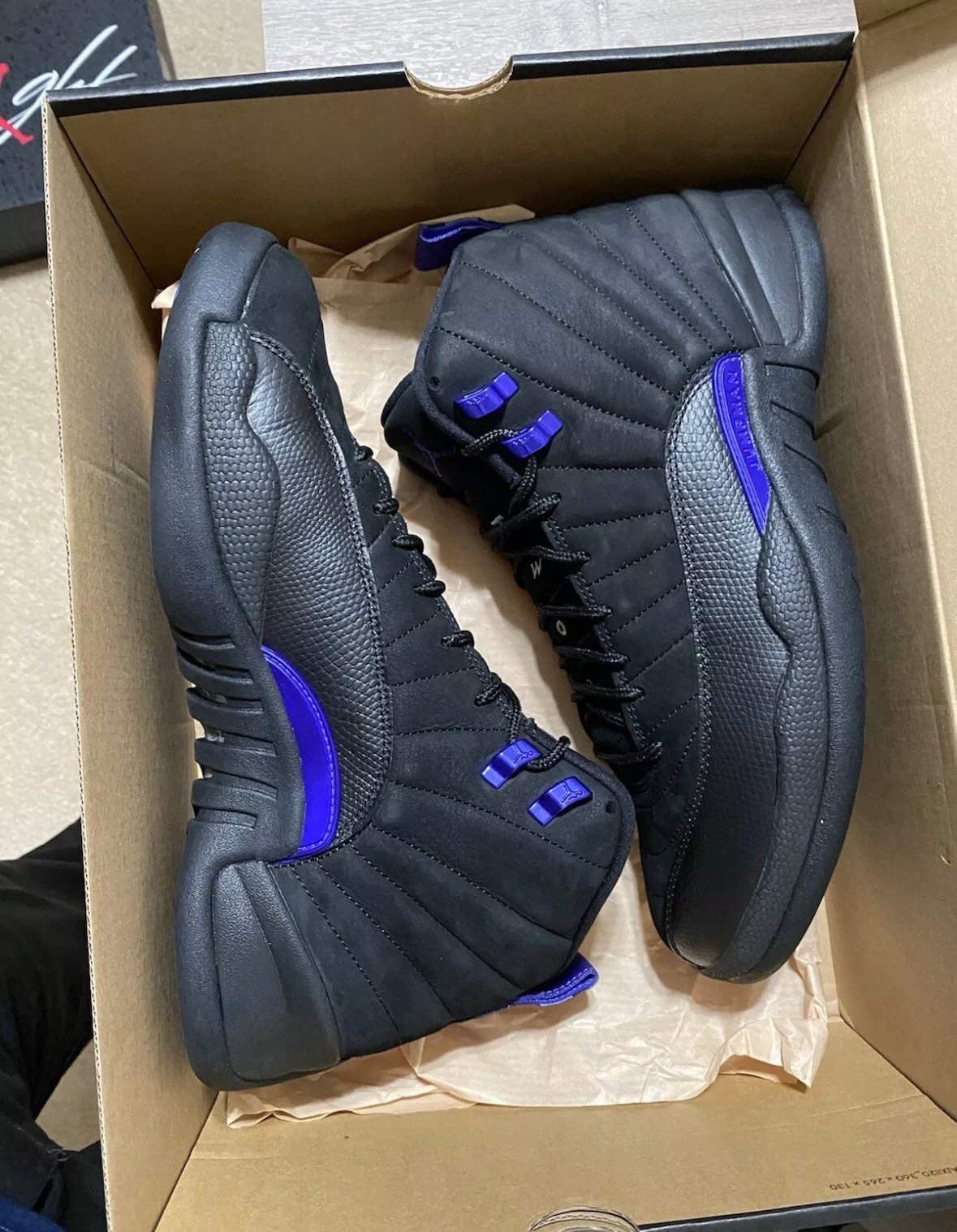 Size 11 - Air Jordan 12 Retro Black Dark Concord Purple Black