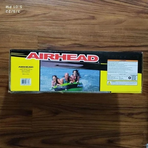 NEW! Airhead Mega Ruckus 3 Person Towable Tubing Float