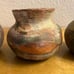 Vintage Mexican Pottery w Copper Brass Accents