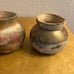 Vintage Mexican Pottery w Copper Brass Accents