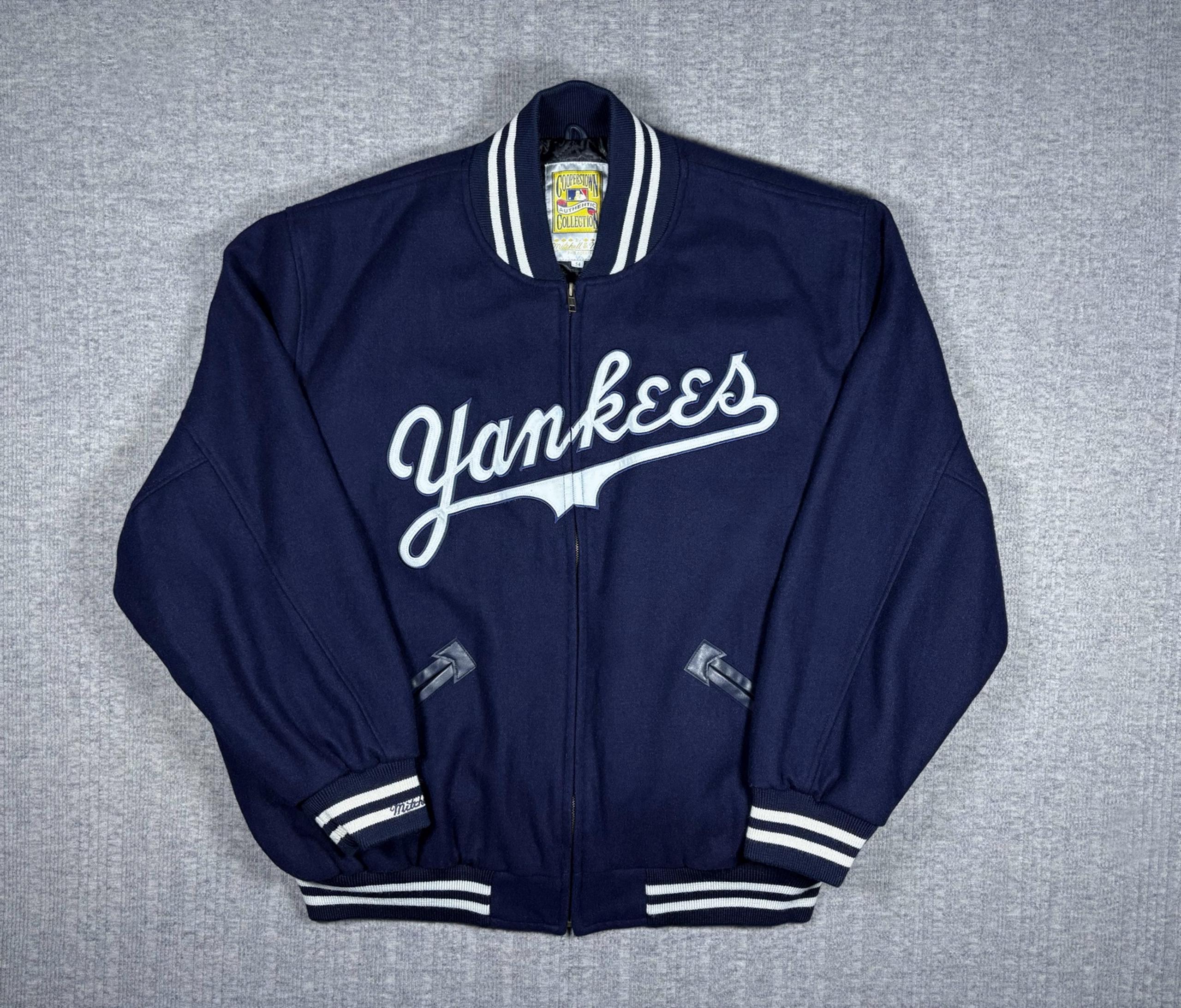 1952 New York Yankees Mens Mitchell & Ness Wool Letterman Jacket Vintage 54 XXL