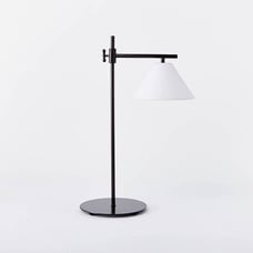 Studio McGee Downbridge Table Lamp Black White - Threshold - Rare NWT
