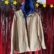 ALEXANDER WANG hybrid car coat zip-up hoodie M