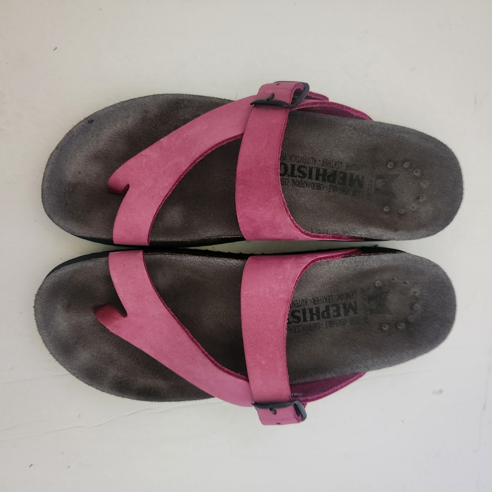 Mephisto Helen Mix Nubuck Leather Women’s Slip On Sandals size 37