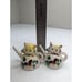 Vintage Salt and Pepper Shaker Set 1950s Norcrest Japan Cat Teapot RARE