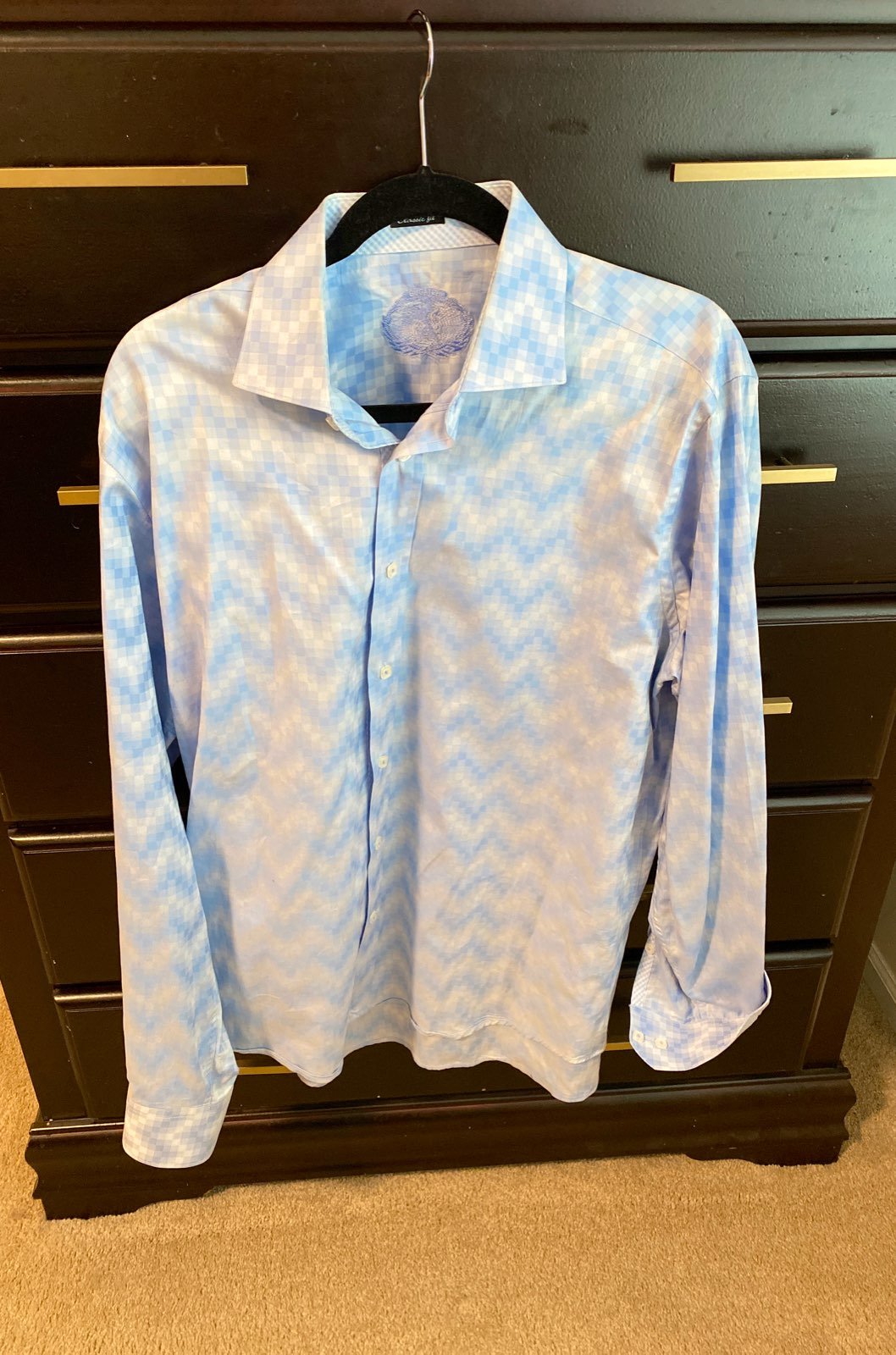 Men's high and designer button up shirt