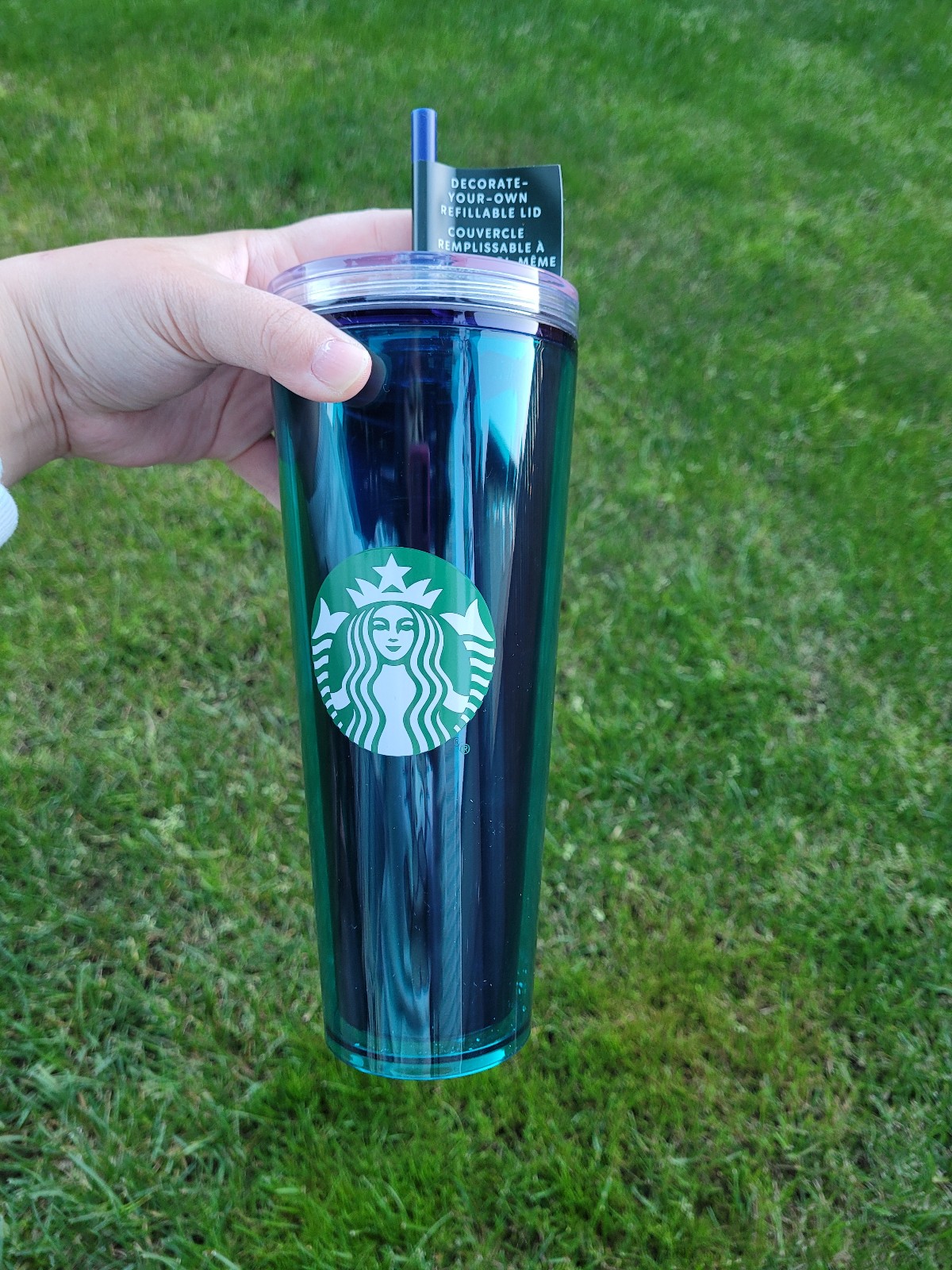 Starbucks Confetti Decorate Your Own Lid 24 oz Venti Cold Cup Tumbler