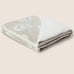 Victoria's Secret PINK Sherpa Blanket Gray & White Logo 50 x 60