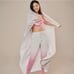 Victoria's Secret PINK Sherpa Blanket Gray & White Logo 50 x 60