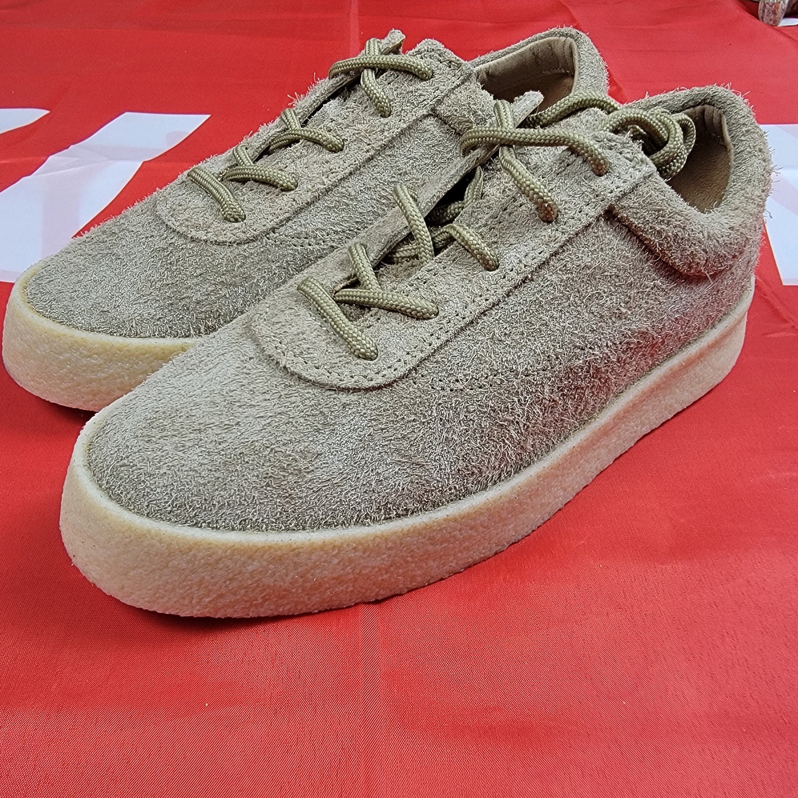 Yeezy Season 6 Thick Shaggy Suede Crepe 'Taupe' (Sz 38)