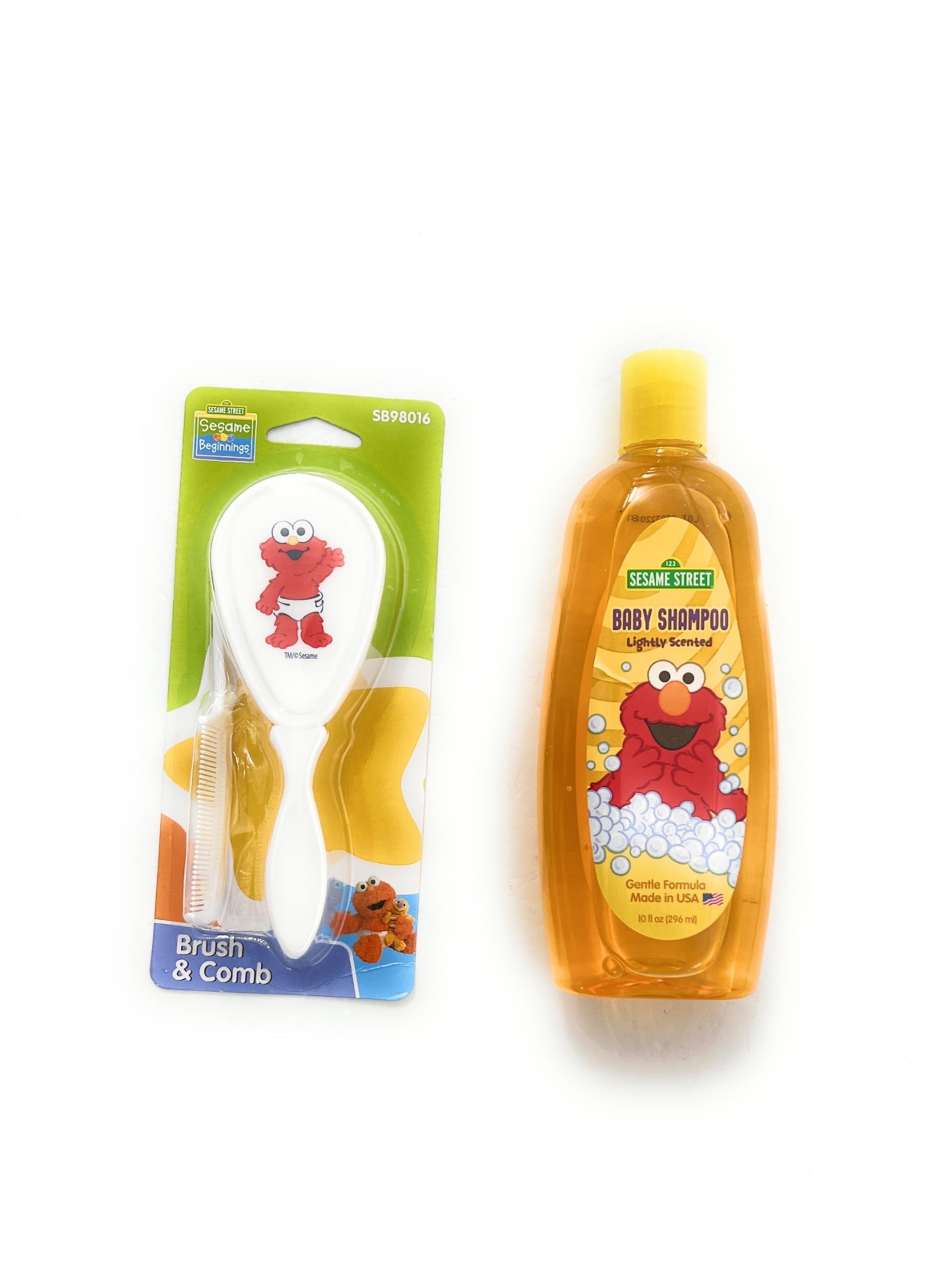 Baby Sesame Street Elmo, Sesame Beginnings, Brush & Comb, Baby Shampoo